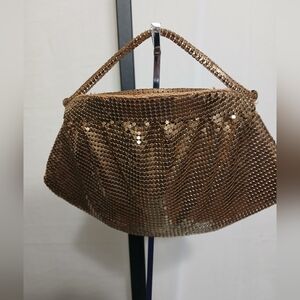 Cintage Gold Metal Clutch